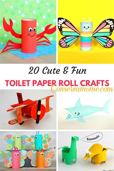 ConservaMom 20 Cute Fun Toilet Paper Roll Crafts ConservaMom