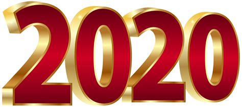 Celebrate The New Year With 2020 Clipart Designs