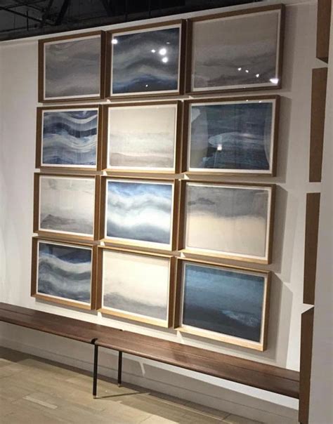39 original artworks curated by katherine henning, unframed prints. Unknown - Ethereal Landscapes No. 1, Small Blue Series ...