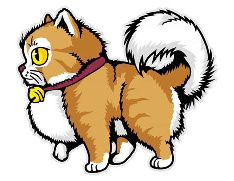 Premium Vector Funny Fat Cat Cartoon Vector