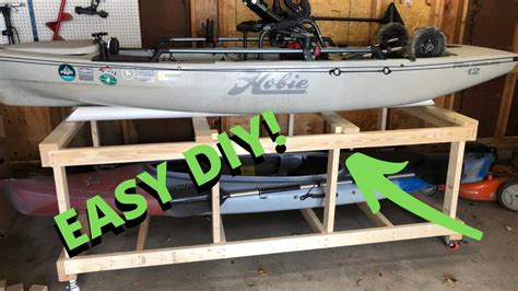 How To Make Your Own Rolling Double Kayak Stand Cheap And Easy Diy