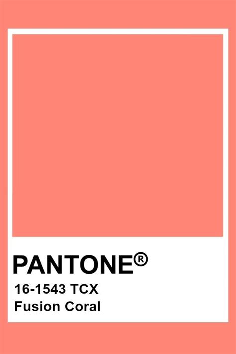 Pantone Fusion Coral Pantone Color Pantone Color Chart Pantone