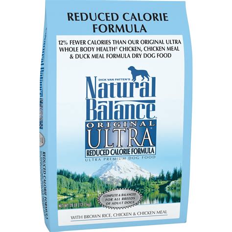 It is all the additional treats or snacks between. Natural Balance Original Ultra Reduced Calorie Dry Dog ...