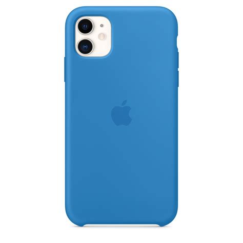 Iphone 11 실리콘 케이스 서프 블루 교육 Apple Kr
