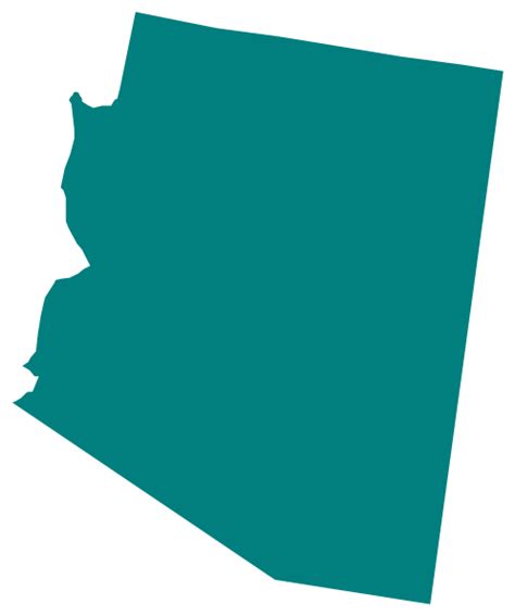 Clipart Map Of Arizona