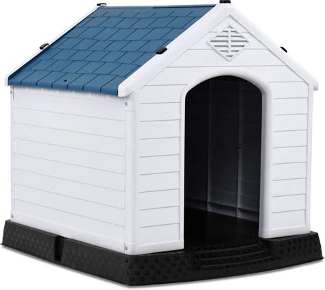 Giantex Plastic Dog House Waterproof Ventilate Pet Kennel With Air