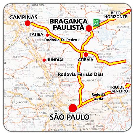 Location Map Of Bragan A Paulista Click To Enlarge