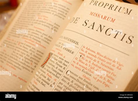 France Lyon Latin Missal Stock Photo Alamy