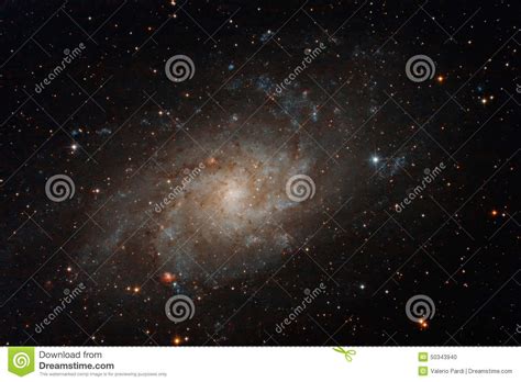 Galaxy In The Night Sky Stock Photo Image Of Science 50343940