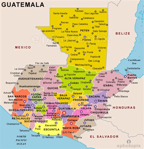 Guatemala Mapas Geográficos Da Guatemala Enciclopédia Global