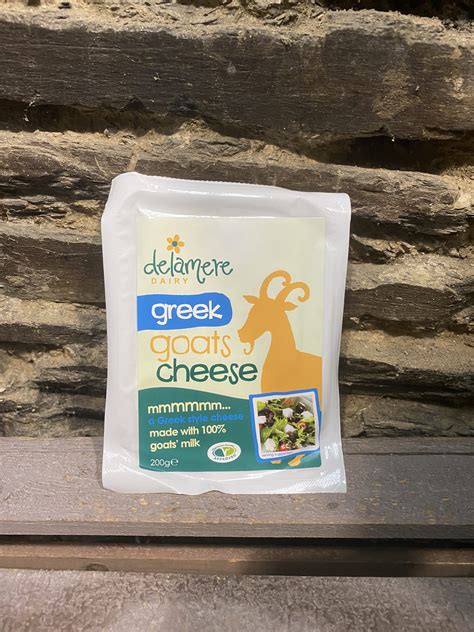 Delmere Greek Goats Cheese 200g Siop Y Pentre
