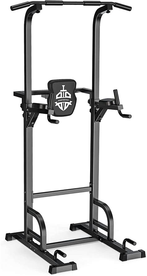Sportsroyals Power Tower Dip Station Pull Up Bar For Home Gym