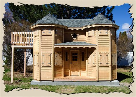 Kids Castle Playhouse Kit For Kids Outdoor Play