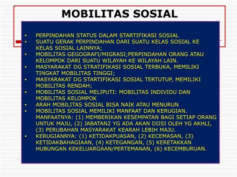 Ppt Mobilitas Sosial Powerpoint Presentation Free Download Id 4800708