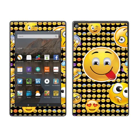 Skins Decals For Amazon Fire Hd 8 Tablet Silly Emojis