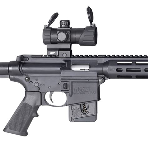 Smith And Wesson Mp 15 22 Sport Woptic 22 Long Rifle 165in Matte Black