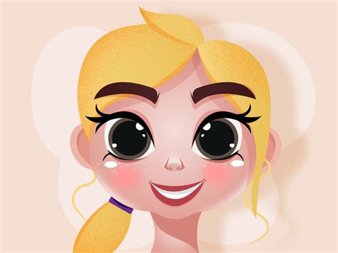 Girl Face Adobe Illustrator Tutorial By Elena Baryshkina On Dribbble