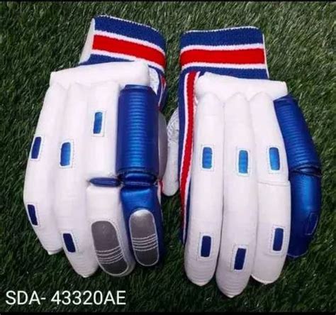 Strap White And Blue Leather Cricket Batting Gloves Size Full At Rs 1400pair In Meerut