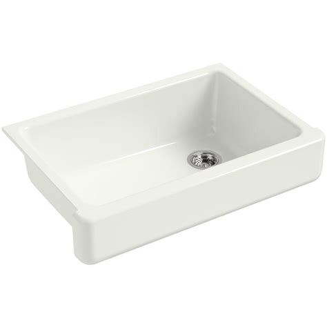 Maybe you would like to learn more about one of these? KOHLER Whitehaven Farmhouse/Apron-Front Cast-Iron 33 in ...