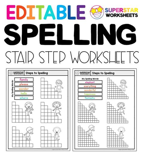 Spelling worksheets
