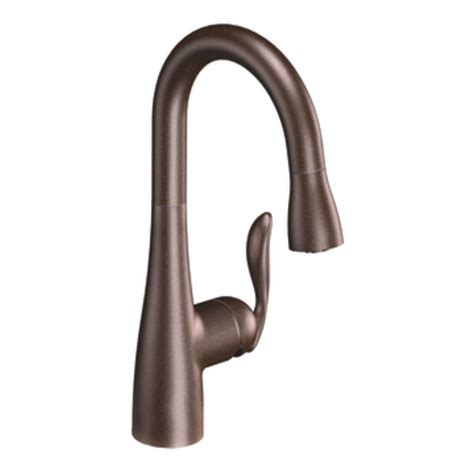 Moen Arbor Oil Rubbed Bronze 1 Handle Handle S Included Bar And Prep Faucet Bar Faucet Oil