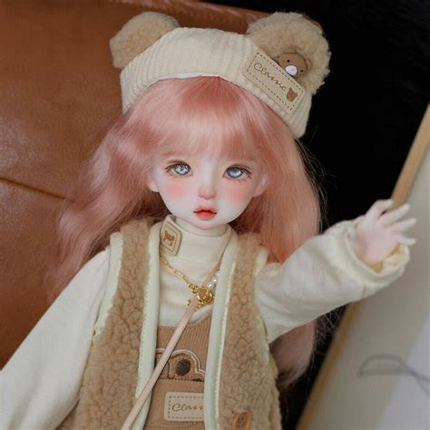 14 Bjd Girl Doll Handmade Toy Nude Resin Jointed Doll Eyes Face