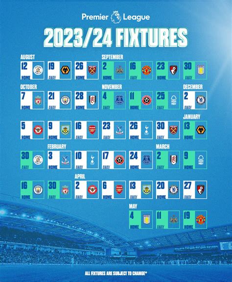 Brighton And Hove Albion On Twitter 🚨 Our 2324 Premierleague Fixtures