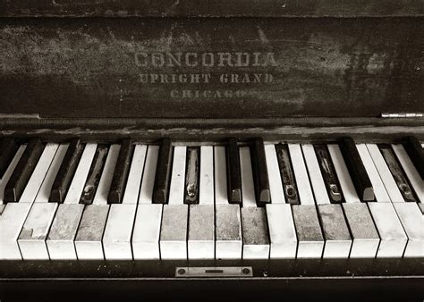 Old Piano Keys Photograph By Jim Hughes Pixels