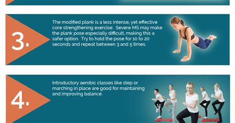 7 best exercises for living better with multiple sclerosis infographic multiple sclerosis