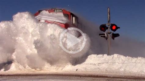 This Train Plowing Through Snow Is Absolutely Astonishing Mother Jones