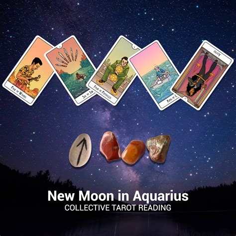 New Moon In Aquarius Tarot Reading Galileos Mirror Tarot William
