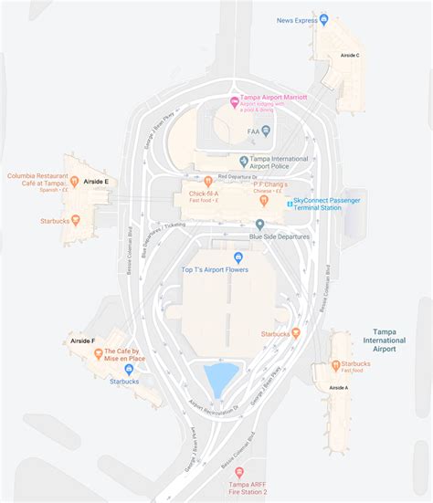Tampa International Airport Tpa Terminal Guide 2022