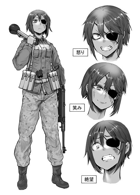Safebooru 1girl Absurdres Ammunition Pouch Army Belt Boots Clenched Teeth Explosive