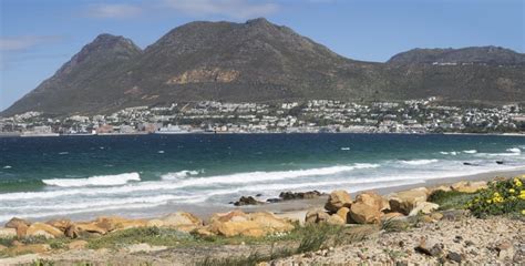 Simons Town Naval Base To Left Seen From M4 Roadway Cape Town