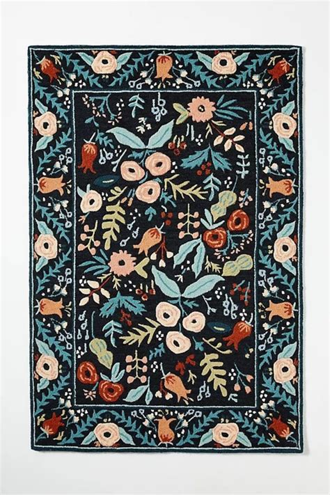 Rifle Paper Co Les Fleurs Lourdes Rug Hand Tufted Area Rugs 8x109x12