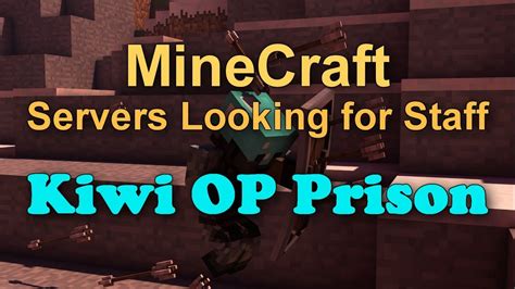 These prison minecraft servers are listed by player votes. Kiwi OP Prison | MineCraft Server Looking for Staff ...