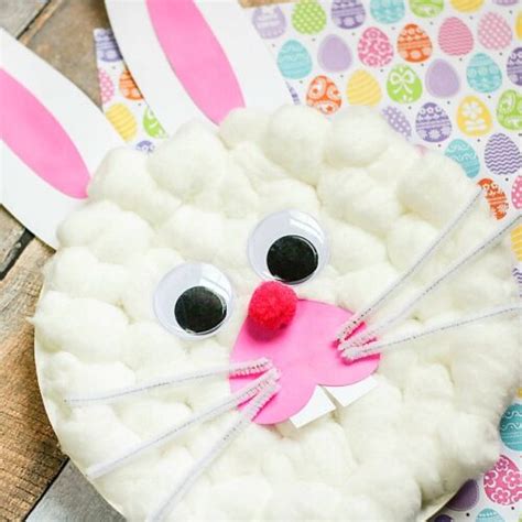 Super Cute Bunny Rabbit Paper Plate Craft For Kids Sunshine Whispers