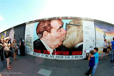 The Berlin Kiss The Socialist Fraternal Kiss Between Leonid Brezhnev And Erich Honecker