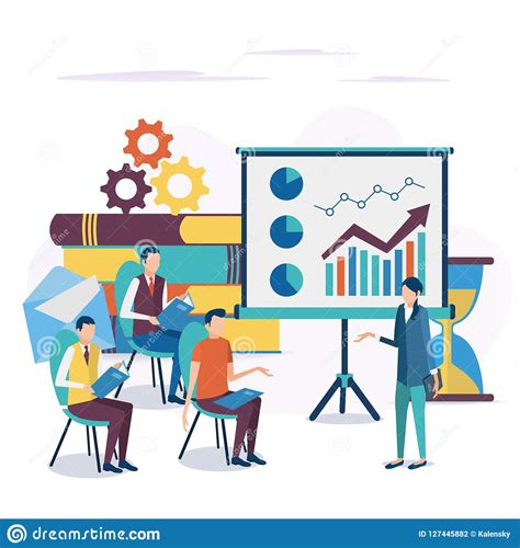 The Concept of Business Training. Stock Vector - Illustration of