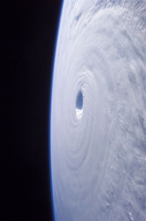 The Eye Of A Hurricane From The Space