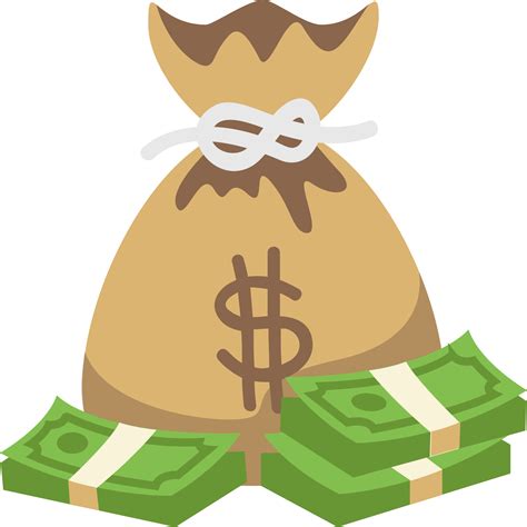 Download Open - Cartoon Money Bag Png PNG Image with No Background png image