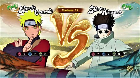 Naruto Vs Shino Aburame Naruto Shippuden Ultimate Ninja Storm Youtube