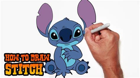 How To Draw Stitch Lilo Stitch Video Lesson Drawing Lessons Lilo And Stitch Drawings
