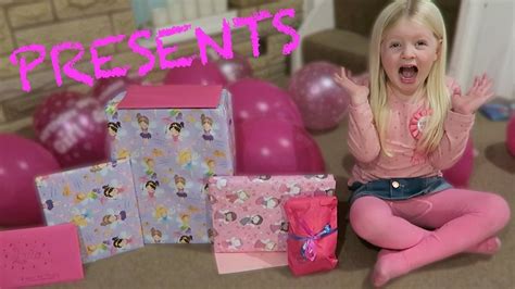 Olivias 4th Birthday Opening Presents Part 2 Youtube