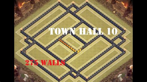 Clash Of Clans New Town Hall Th War Base Walls With
