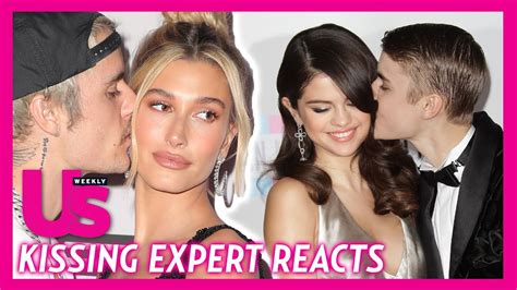 justin bieber kiss with hailey vs selena gomez kissing expert reacts youtube