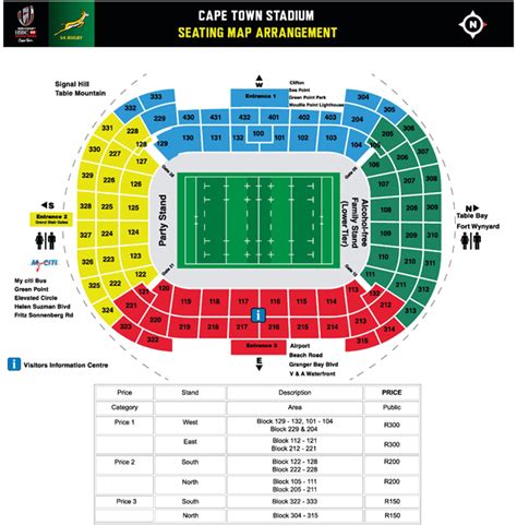 The stadium primarily hosts sunderland a.f.c. Cape Town Stadium Seating Plan - TheYellowCap.com