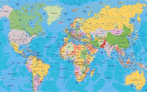 Map Of The World Free Large Images