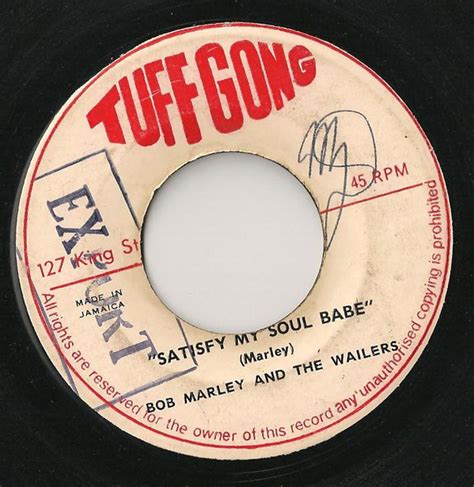 Bob Marley And The Wailers Satisfy My Soul Babe Vinyl Discogs
