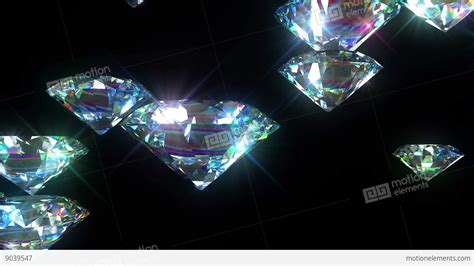 Bright Diamonds Looped Animation Luxury Background Hd 1080 Stock